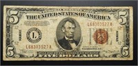 WWII Emergency Currency - $5 Hawaii Note