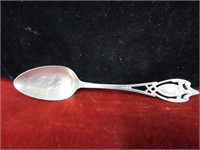 Antique Sterling Silver Advertising Spoon.