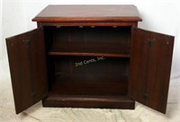 Dark Wood Storage Cupboard Cabinet
