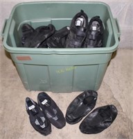 Bin of Dancer Shoes and More