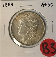 S - 1889 MORGAN SILVER DOLLAR (B3)