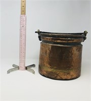 handmade brass pot