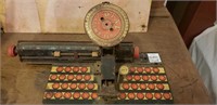 Vintage Marx metal child's typewriter