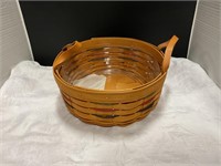 Longaberger basket w handles