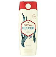 (2) Old Spice Mens Body Wash Deep Scrub With Sea
