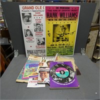 Advertising TV Paper Goods - Country Music Poster