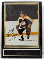 MARCEL DIONNE AUTOGRAPHED PLAQUE