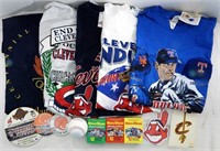 SPORTS LOT - T-SHIRTS - PINS - CLEVELAND