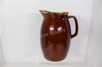 Vintage Hull Oven Proof Brown Drip Pitcher