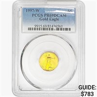 1997-W US 1/10oz. Gold $5 Eagle PCGS PR69 DCAM