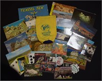 Large Lot of Vintage Postcards & Texcel Comic Book