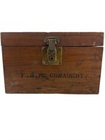 Vintage Unique Wooden Box/Chest