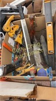 Machete, hammers, clamps, square, cut off wheels,