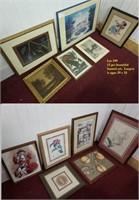 12pc beautiful framed art READ