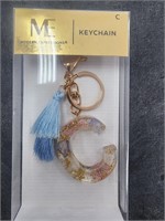 Modern Expressions Letter Keychain