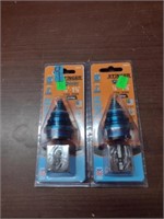 2 SPYDER1/4"-1-3/8" Step Drill Bits.