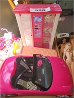 BARBIE DOLL CAR & OTHER PLAY ITEMS