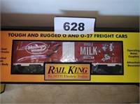 RAIL KING O  O-027 MARBURGER DAIRY BOX CAR NIB