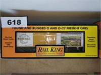 RAIL KING O  O-027 FORBES FIELD BOX CAR NIB