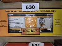 RAIL KING NIB MYRON COPE HIGH CUBE BOX CAR O 027