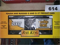 RAIL KING NFL STEELERS O-0-27 BOX CAR  NIB? 2007