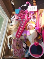LOT BARBIE DOLL ACCESSORIES BIKES HOSE & OTHER