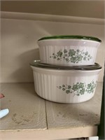 GREEN IVY CASSEROLE DISHES