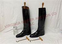 Luchs Dressage Riding Boots w Boot Hooks & Shapers