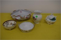 China, 2 bowls are Nippon hand painted