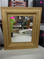 Ornate framed mirror 31x26