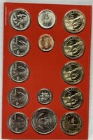 Of) 2007 Denver mint uncirculated coin set