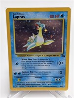 1999 Pokemon Lapras Fossil  Holo Rare 10/62