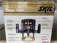 Skil 3 Pc Bit Set Plunge Router in box