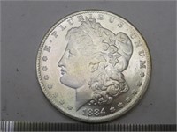 1884cc Morgan Silver Dollar