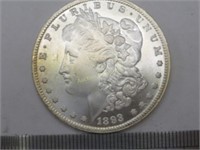 1893cc Morgan Silver Dollar