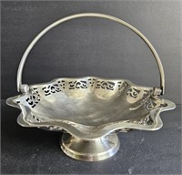 Antique Silver Plate Candy Dish
