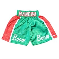 Autographed Ray "Boom Boom" Mancini Boxing Trunks