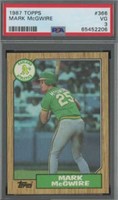 Vintage 1987 Topps #366 Mark McGwire Rookie Card