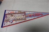 1992 Blue Jays Signed Pennant