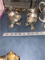 Restoration Hardware Penguin Candle Holders