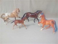 Plastic horse collection