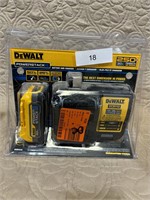 Dewalt powerstack battery and charger