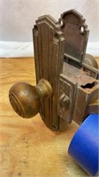 Antique Corbin brass door lock