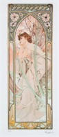 Alphonse Mucha 'Evening Contemplation'