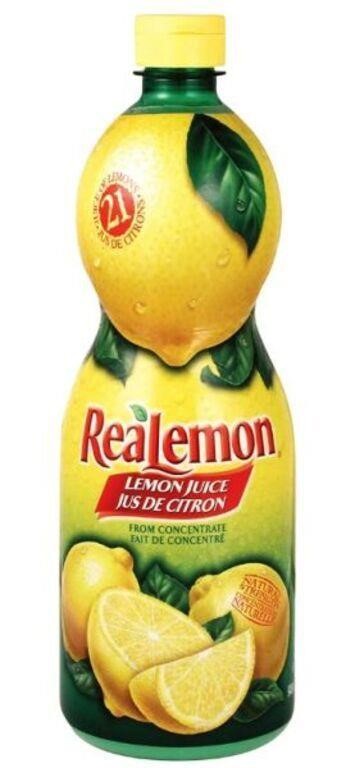 2-Pk ReaLemon Lemon Juice, 945ml