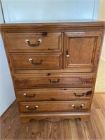 Chest of Drawers with Carved Accents