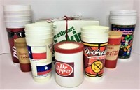 Vintage Dr. Pepper & Coca Cola Cups