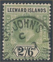 LEEWARD ISLANDS #27 USED FINE-VF