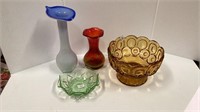 Nice vintage glass lot includes a moon and stars