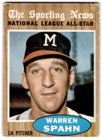 1962 Topps #399 Warren Spahn Sporting News All Sta
